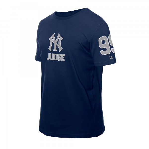New York Yankees Aaron Judge New Era Navy Design Lab Name & Number T-Shirt
