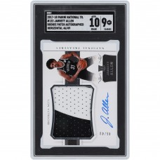 Jarrett Allen Brooklyn Nets Autographed 2017-18 Panini National Treasures Horizontal RPA #122 #46/49 SGC Authenticated 9/10 Rookie Card