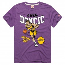 Футболка Los Angeles Lakers Luka Dončić Homage Purple Comic Book Tri-Blend