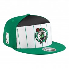 Подростковая Boston Celtics New Era White/Kelly Green 2025 NBA Tip Off Split Panel 9FIFTY Snapback Hat