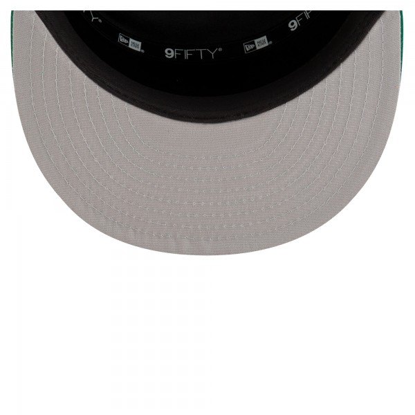 Подростковая Boston Celtics New Era White/Kelly Green 2025 NBA Tip Off Split Panel 9FIFTY Snapback Hat