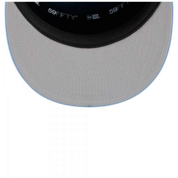 Бейсболка Memphis Grizzlies New Era White/Light Blue 2025 NBA Tip Off Split Panel 59FIFTY