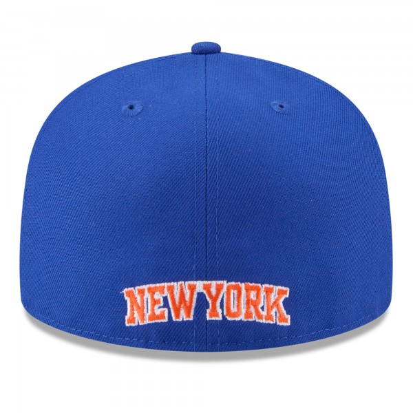 Бейсболка New York Knicks New Era White/Blue 2025 NBA Tip Off Split Panel 59FIFTY