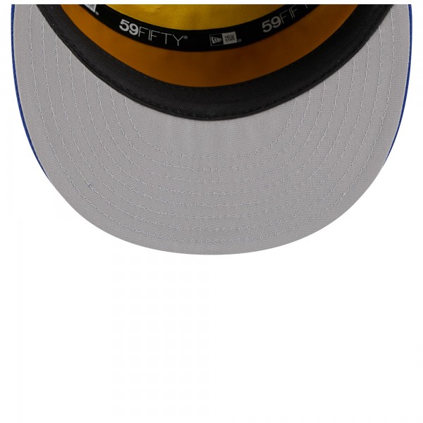 Бейсболка Golden State Warriors New Era White/Royal 2025 NBA Tip Off Split Panel 59FIFTY