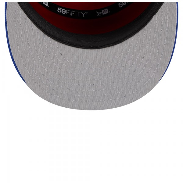 Бейсболка Detroit Pistons New Era White/Blue 2025 NBA Tip Off Split Panel 59FIFTY