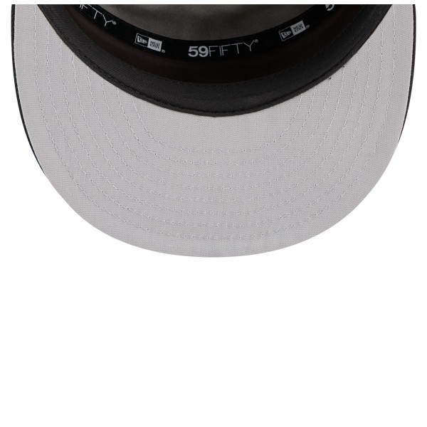 Бейсболка Brooklyn Nets New Era White/Black 2025 NBA Tip Off Split Panel 59FIFTY