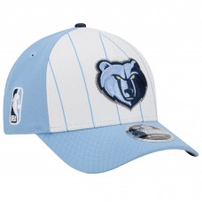 Бейсболка Memphis Grizzlies New Era White/Light Blue 2025 NBA Tip Off M-Crown A-Frame 9FORTY