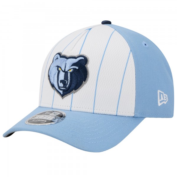 Бейсболка Memphis Grizzlies New Era White/Light Blue 2025 NBA Tip Off M-Crown A-Frame 9FORTY