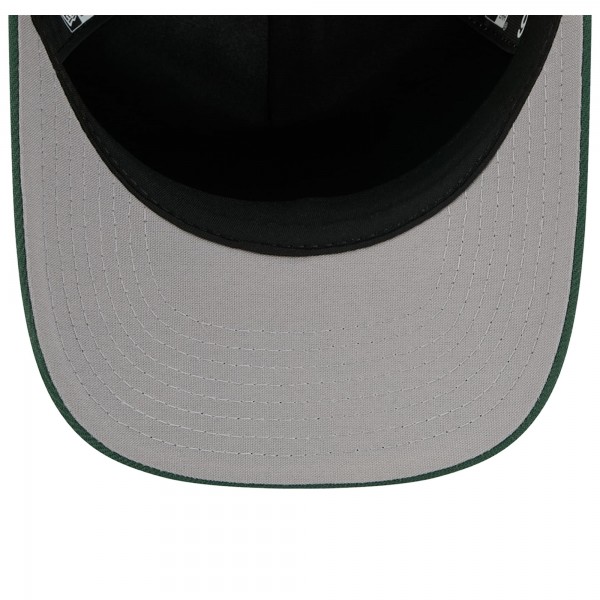 Бейсболка Milwaukee Bucks New Era White/Hunter Green 2025 NBA Tip Off M-Crown A-Frame 9FORTY