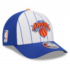 Бейсболка New York Knicks New Era White/Blue 2025 NBA Tip Off M-Crown A-Frame 9FORTY