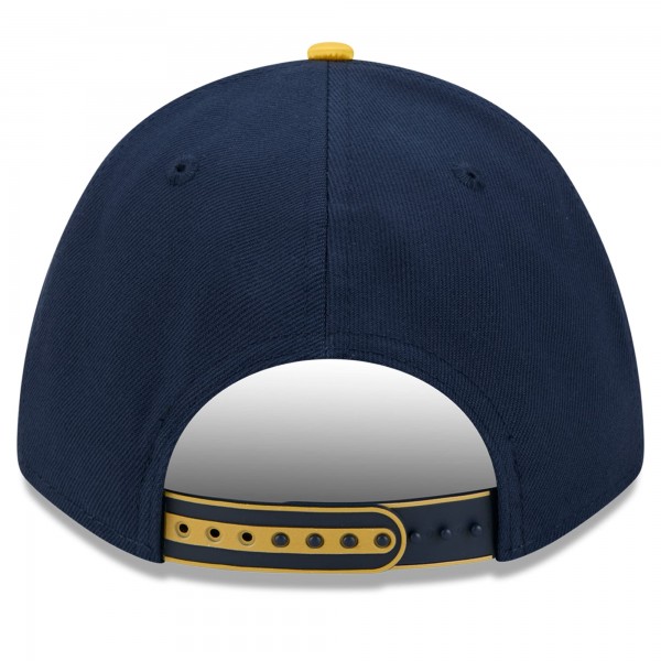 Бейсболка Indiana Pacers New Era White/Navy 2025 NBA Tip Off M-Crown A-Frame 9FORTY