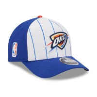 Бейсболка Oklahoma City Thunder New Era White/Blue 2025 NBA Tip Off M-Crown A-Frame 9FORTY
