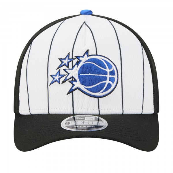 Бейсболка Orlando Magic New Era White/Blue 2025 NBA Tip Off M-Crown A-Frame 9FORTY