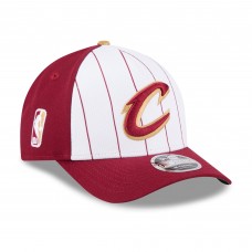 Бейсболка Cleveland Cavaliers New Era White/Wine 2025 NBA Tip Off M-Crown A-Frame 9FORTY