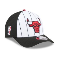 Бейсболка Chicago Bulls New Era White/Black 2025 NBA Tip Off M-Crown A-Frame 9FORTY