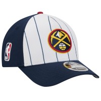 Бейсболка Denver Nuggets New Era White/Navy 2025 NBA Tip Off M-Crown A-Frame 9FORTY