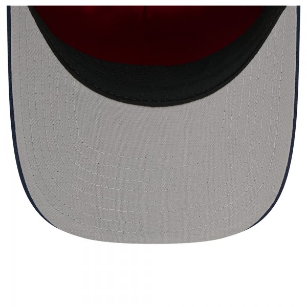 Бейсболка Denver Nuggets New Era White/Navy 2025 NBA Tip Off M-Crown A-Frame 9FORTY