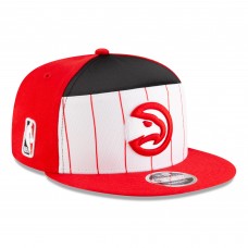 Бейсболка Atlanta Hawks New Era White/Red 2025 NBA Tip Off Split Panel 9FIFTY Snapback