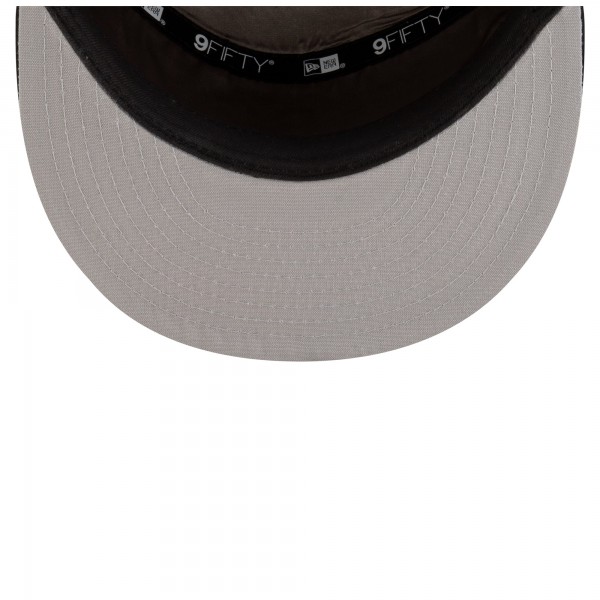 Бейсболка Brooklyn Nets New Era White/Black 2025 NBA Tip Off Split Panel 9FIFTY Snapback