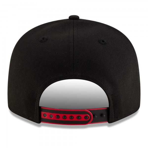 Бейсболка Chicago Bulls New Era White/Black 2025 NBA Tip Off Split Panel 9FIFTY Snapback