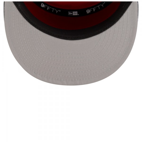 Бейсболка Chicago Bulls New Era White/Black 2025 NBA Tip Off Split Panel 9FIFTY Snapback