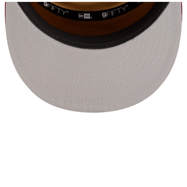 Бейсболка Cleveland Cavaliers New Era White/Wine 2025 NBA Tip Off Split Panel 9FIFTY Snapback