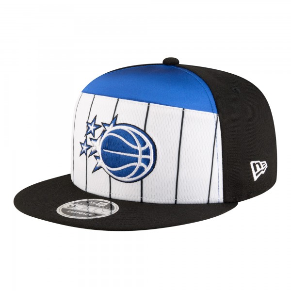 Бейсболка Orlando Magic New Era White/Black 2025 NBA Tip Off Split Panel 9FIFTY Snapback