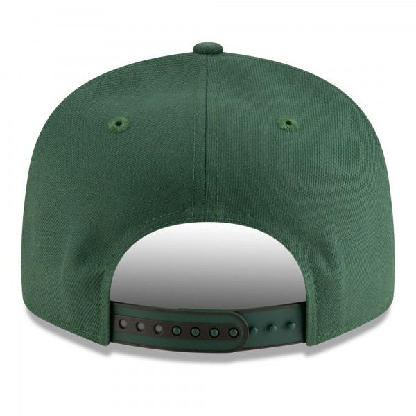 Бейсболка Milwaukee Bucks New Era White/Hunter Green 2025 NBA Tip Off Split Panel 9FIFTY Snapback