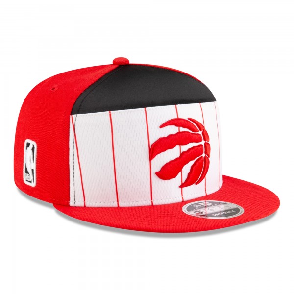 Бейсболка Toronto Raptors New Era White/Red 2025 NBA Tip Off Split Panel 9FIFTY Snapback