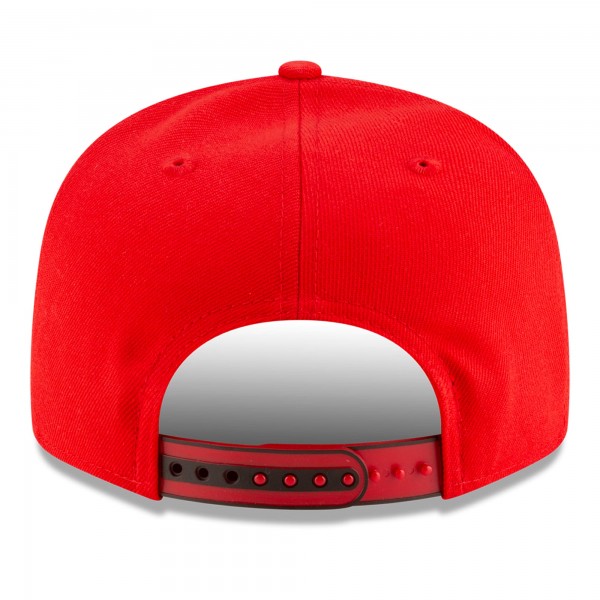 Бейсболка Toronto Raptors New Era White/Red 2025 NBA Tip Off Split Panel 9FIFTY Snapback
