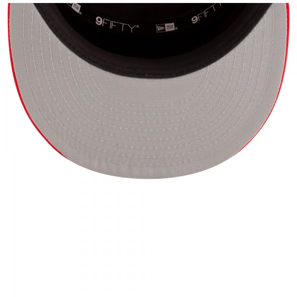 Бейсболка Toronto Raptors New Era White/Red 2025 NBA Tip Off Split Panel 9FIFTY Snapback