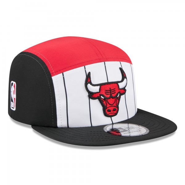 Бейсболка Chicago Bulls New Era White/Black 2025 NBA Tip Off Camper