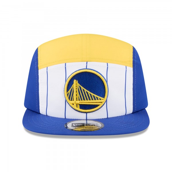 Бейсболка Golden State Warriors New Era White/Royal 2025 NBA Tip Off Camper