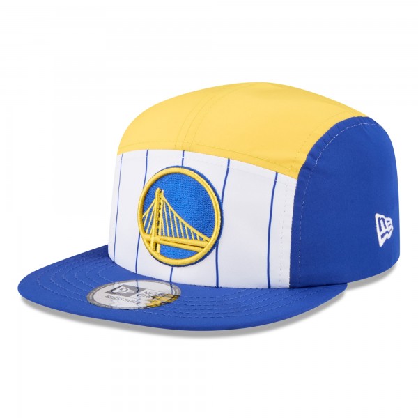 Бейсболка Golden State Warriors New Era White/Royal 2025 NBA Tip Off Camper