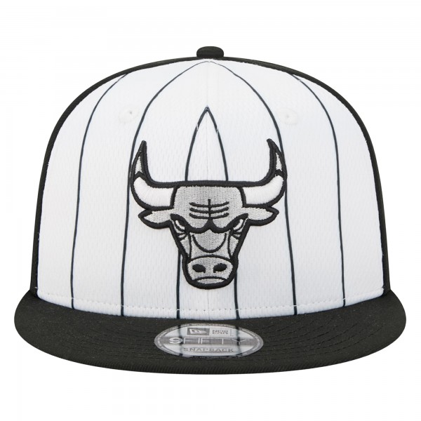 Бейсболка Chicago Bulls New Era White 2025 NBA Tip Off 9FIFTY Snapback