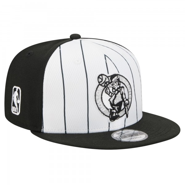 Бейсболка Boston Celtics New Era White 2025 NBA Tip Off 9FIFTY Snapback