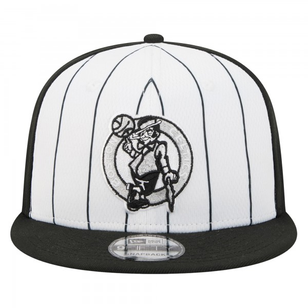 Бейсболка Boston Celtics New Era White 2025 NBA Tip Off 9FIFTY Snapback