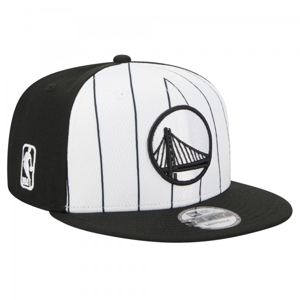 Бейсболка Golden State Warriors New Era White 2025 NBA Tip Off 9FIFTY Snapback