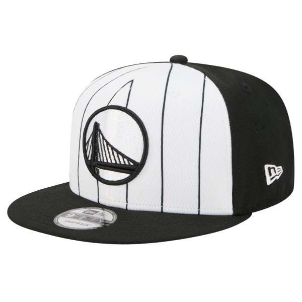 Бейсболка Golden State Warriors New Era White 2025 NBA Tip Off 9FIFTY Snapback