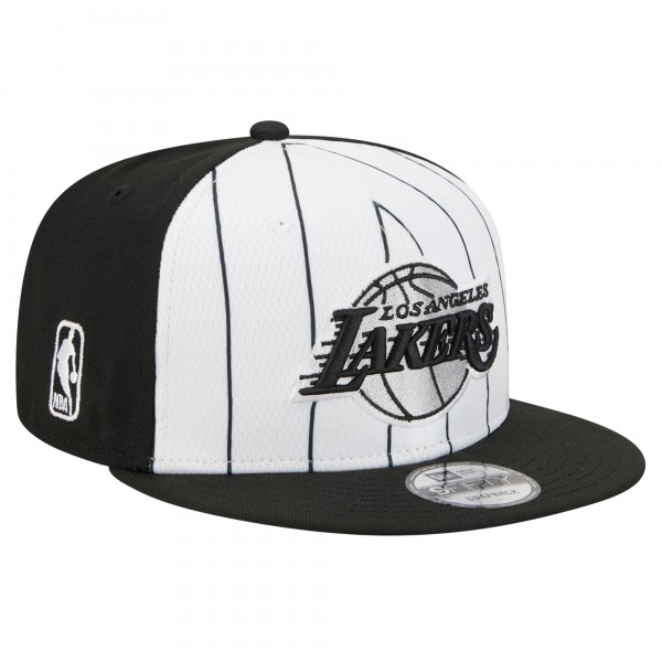 Бейсболка Los Angeles Lakers New Era White 2025 NBA Tip Off 9FIFTY Snapback
