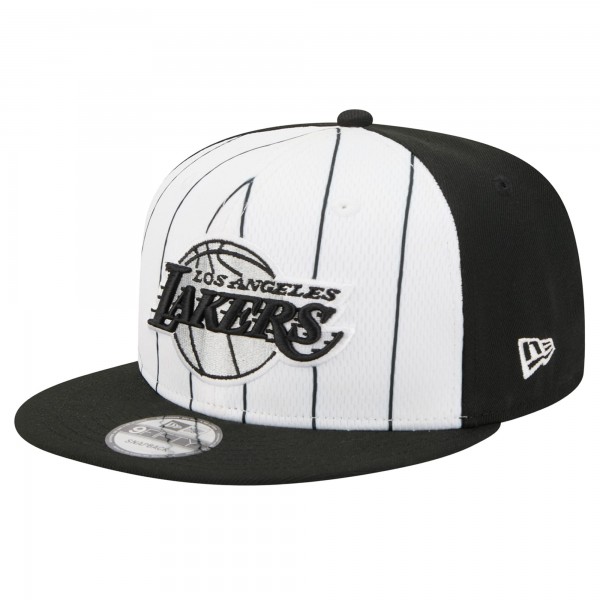 Бейсболка Los Angeles Lakers New Era White 2025 NBA Tip Off 9FIFTY Snapback