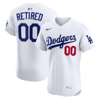 Los Angeles Dodgers Nike White Home Elite Pick-A-Player Retired Roster Jersey