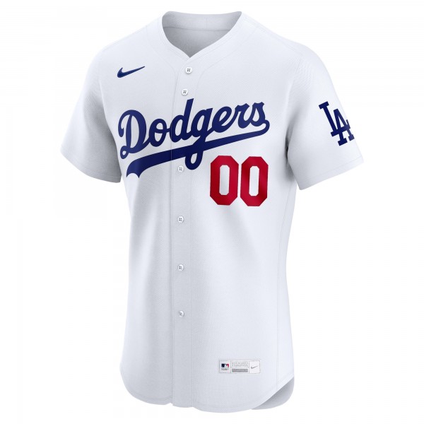 Los Angeles Dodgers Nike White Home Elite Pick-A-Player Retired Roster Jersey