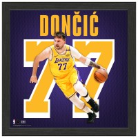 Los Angeles Lakers Luka Doncic Highland Mint 13 x 13 Impact Jersey Frame