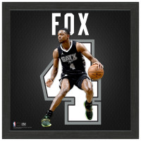 San Antonio Spurs De'Aaron Fox Highland Mint 13 x 13 Impact Jersey Frame