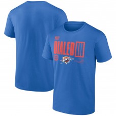 Футболка Oklahoma City Thunder Blue 2025 Northwest Division Champions Locker Room