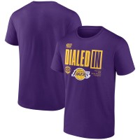 Футболка Los Angeles Lakers Fanatics Purple 2025 Pacific Division Champions Locker Room