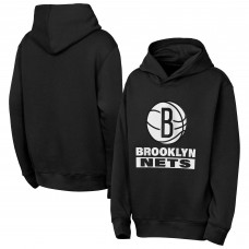 Подростковая Brooklyn Nets Outerstuff Black Back To The Basics Hoodie
