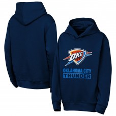 Толстовка Oklahoma City Thunder Outerstuff Navy Back To The Basics