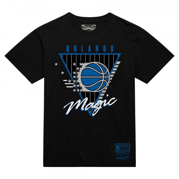 Футболка Orlando Magic Mitchell & Ness Black Worldwide Collection Tri-Logo